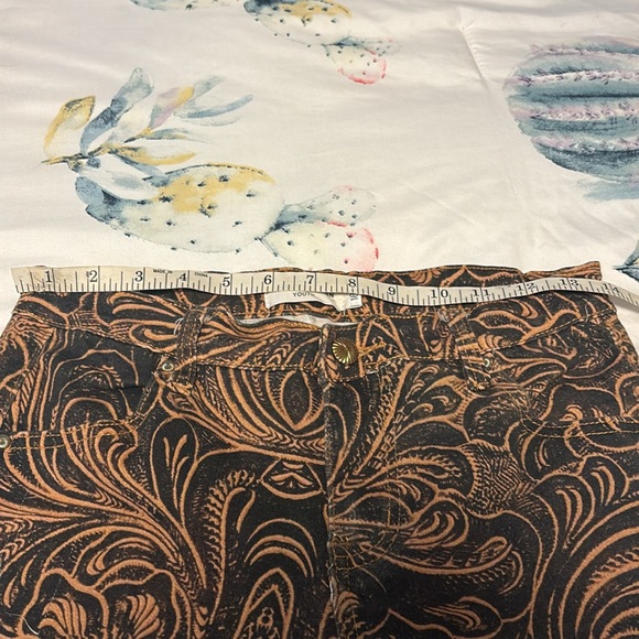Ranch Dress’n Girls Jeans - Size 16 - Brown tooled - Picture 8 of 9
